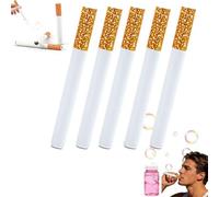 Cigarrillo de juguete de burbujas, juguete para aliviar el estrés, paquete de cigarrillos de humo de burbujas falsas, soplador de burbujas, palitos de cigarrillos con relajación líquida, regalo de