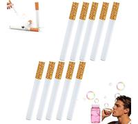Cigarrillo de juguete de burbujas, juguete para aliviar el estrés, paquete de cigarrillos de humo de burbujas falsas, soplador de burbujas, palitos de cigarrillos con relajación líquida, regalo de