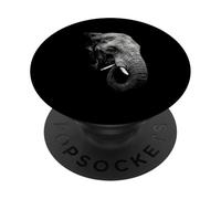 Cigarrillo Fumar Elefante Vintage Meme Divertido Elefante PopSockets PopGrip Adhesivo
