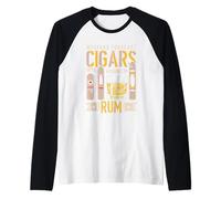 Cigarros pronósticos de Fin de Semana con probabilidad de Alcohol de Ron Camiseta Manga Raglan