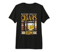 Cigarros pronósticos de Fin de Semana con probabilidad de Alcohol de Ron Camiseta Premium