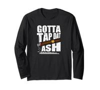 Cigars Gotta Tap DAT Ash es Divertido Manga Larga