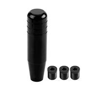 cigemay Throw Shifter Perilla de cambio de marchas de coche de metal, cabezal de cambio automático de alta resistencia para coches, palanca de cambio, para coches manuales(black)