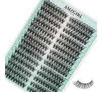 Ciglia Cluster DIY Extension 280pcs sinistra e destra Ciglia individuali 40D D Curl Cluster estensione Ciglia per l'auto-applicazione, sottile banda Ciglia occhio di Gatto (40D, 9-18mm Mix)