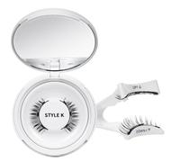 Ciglia Finte Magnetiche Naturali, Ciglia Finte Magnetiche riutilizzabili con applicatore, non c'è bisogno di colla magnetica per Ciglia QUEWEL facile da indossare e rimuovere （Set-K-1)