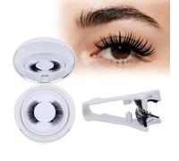 Ciglia Magnetiche Naturali Riutilizzabili Senza Colla, Ciglia Finte Magnetiche con Applicatore Facile da Indossare e Rimuovere per il Trucco Quotidiano, Appuntamenti per Feste di MatriSmonio