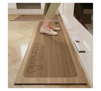 CIGPKLO Alfombra Cocina Alfombra de Cocina Impermeable y Antideslizante PVC Cuero, Larga, for decoración del hogar(Color-02,1pc 50x120cm)