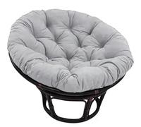 CIGPKLO Cuscino per Sedia Sospesa 60/80/90/100cm Almohada Redonda Cojines de Suelo cojín for Asiento jardín sofá for el hogar(Light Grey,60x60cm)