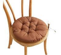 CIGPKLO Cuscino per Sedia Sospesa Cojín Grueso Antideslizante for Silla de Comedor, Almohada for Siesta, Redondo, cálido for Invierno, 40CM(Coffee)