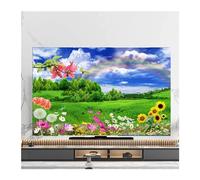 CIGPKLO Funda For Televisor Cubierta antipolvo for TV, toalla de 43 pulgadas, 55, 50, 65, cubierta LCD colgante, decoración Universal varios tamaños(08,32inch(77x48m))