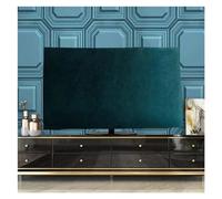 CIGPKLO Funda For Televisor Cubierta De Tela Terciopelo For TV, 43 Pulgadas, 55, 65, Colgante For, Antipolvo For Escritorio(Velvet dark green,70 inches)