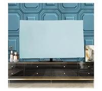 CIGPKLO Funda For Televisor Cubierta De Tela Terciopelo For TV, 43 Pulgadas, 55, 65, Colgante For, Antipolvo For Escritorio(Velvet haze blue,43 inches)