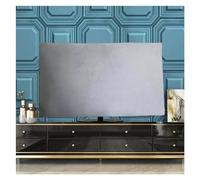 CIGPKLO Funda For Televisor Cubierta De Tela Terciopelo For TV, 43 Pulgadas, 55, 65, Colgante For, Antipolvo For Escritorio(Velvet silver ash,43 inches)