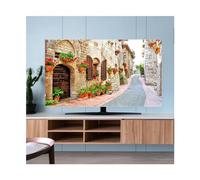 CIGPKLO Funda For Televisor Cubierta for TV, cubierta antipolvo, tela de 32-70 pulgadas, for colgar en el hogar, escritorio, curva, Universal(15,55inch 130x80cm)