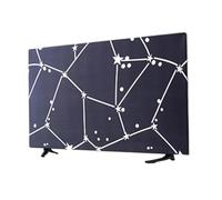 CIGPKLO Funda For Televisor televisor PROTECTURA DE PROTECCIÓN CUBIERTA POLVO COLGANTE HOGAR televisión LCD Cubierta de polvo Paño cubierta poliéster 19-70 pulgadas Decoración universal(3,22 INCH)