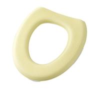 CIGPKLO Funda Tapa Vater Funda de Inodoro Espuma Adhesiva Lavable, Impermeable, Asiento Silicona Reutilizable, Accesorios baño for Las Cuatro Estaciones(Lemon Yellow)