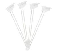 CIGPKLO Patas Mueble De Horquilla 4Pcs Hairpin Folding Table Legs Heavy Duty Metal For Coffee Desk Furniture Repair Hardware Accessories(35X7.7X3.5CM)