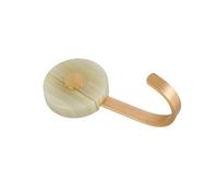CIGPKLO Percha Puerta Gancho for bata de baño, ganchos pared, gancho for toallas cocina mármol y latón, colgador for llaves, sombreros bolsos dorado jade, for ropa(Light yellow)