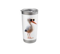 Cigüeña Blanca Cigüeña Gigante Cigüeñas Vaso térmico de acero inoxidable de doble pared