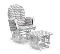 Cigüeña Craft aro Custom Glider/Otomano blanco blanco