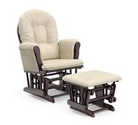 Cigüeña Craft aro Glider y Otomano, color espresso/Beige