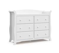 Cigüeña Craft Avalon Universal de 6 cajones aparador blanco