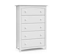 Cigüeña Craft Kenton Universal 5 cajones aparador blanco