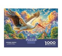 Cigüeña Rompecabezas 1000 Piezas,Puzzle Difícil para La Familia - Tiempo De Calidad Y Diversión 70x50cm/1000pcs