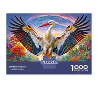 Cigüeña Rompecabezas 1000 Piezas, Puzzles Imposible, De Juego De para Adultos Y Niños A Partir De 14 Años 38x26cm/1000pcs