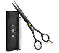 CIICII Tijeras Peluqueria Profesional, 6,5" Tijeras de Peluqueria/Tijeras Entresacar Peluqueria Tijera Barbero para Corte de Pelo (Negro) para Corte de Pelo Bricolaje