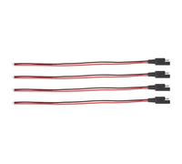 Ciieeo 1 Juego Cable De Extensión Sae Para Paneles Solares Y Automóviles Conectores Rápidos Para Baterías Y Cargadores Compatible Con Motos Y Generadores 4 Piezas