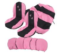 Ciieeo 1 Juego Cubierta de asiento de rosa interior deber protector camión llave coches cubiertas de asiento para autos suministro de coche paño de ojo de pájaro