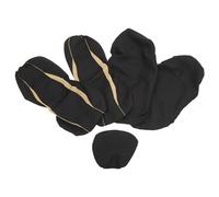 Ciieeo 1 Juego Funda de Asiento para Automóvil Juego Completo Cubiertas de Cabecera y Soporte Lumbar Accesorios de Interior para