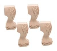 Ciieeo 1 Juego Patas De Los Muebles Patas De Cama Patas De Madera Cepillo para Suéter Cepillo para Zapatos Enchufe De Armario Patas De Silla De Comedor Patas De Mesa Auxiliar 4 Piezas