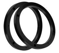 Ciieeo 1 Par Adaptador de Altavoz de Plástico y Anillo Espaciador para Altavoces de Coche de 6,5 Pulgadas, Fácil Instalación, Reducción de Ruido y Mejora de Sonido, Accesorio para