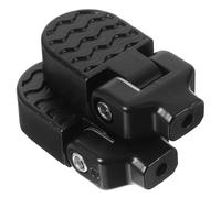 Ciieeo 1 Par de Reposapiés Traseros Plegables para Bicicleta de Montaña y Accesorios para Pedales Traseros de Aleación de Aluminio Resistente Tornillos y Herramienta Color Aleatorio