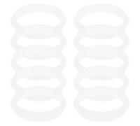 Ciieeo 10 Anillos Conectores para Túneles de Hámster y Cobayas Plástico Resistente Tubos Transparentes para Jaulas DIY Accesorios para Crear Espacios de Juego y Recorrido