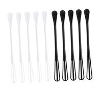 Ciieeo 10 Batidores de Mano de Plástico Pp Diseño Doble Cabeza, Combinación de Cuchara y Batidor para Utensilios de Cocina Multiusos y Repostería