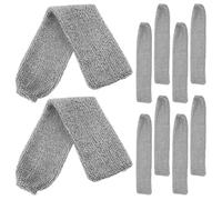 Ciieeo 10 Fundas de Repuesto para Plumero Debajo de Muebles Paños de Microfibra Lavables y Reutilizables para Limpieza de Espacios Difíciles Limpieza Hogar Cama y Sofá