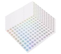 Ciieeo 10 Hojas Pegatinas de Control de Calidad Qc Pass en Color Plata Adhesivo Autoadhesivo y Diseño Único para Verificación de Productos en Diversas Industrias