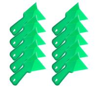 Ciieeo 10 Llanas para Esquinas Interiores y Exteriores de Plástico Verde Herramienta para Paneles de Yeso y Concreto Juego de 10 Piezas para Acabado Bordes Pequeños Construcción