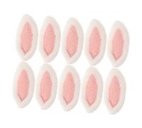 Ciieeo 10 Piezas Accesorios Orejas de Conejo de Peluche para Manualidades Diy Material para Clips y Diademas Decoraciones Adorables para Cabello Color Rosa Duraderas y Multifuncionales