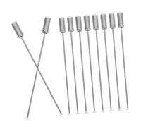 Ciieeo 10 Piezas Alfiler de broche alfiler de collar boda De coser seguridad vestir oro joyas de moda para hombres boutonniere pin DIY joyas de baile cobre Silver