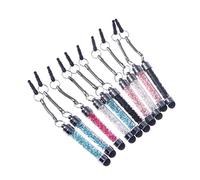 Ciieeo 10 Piezas Lápiz Óptico De Diamante Capacitivas De Brillo Lápiz Óptico Universal Bolígrafos De Cristal Teléfono Móvil Pluma De Cristal
