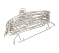 Ciieeo 10 Piezas Percha sin Costura Pantalones Percha Acolchado no Colgante Titular Tanque Multipurpose Hanger Clothes Drying Rack Coat Hangers s Conveniente el plastico Grey