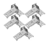 Ciieeo 10 Piezas Soportes para Riel de Cortina de Techo de Acero Inoxidable Montaje Estable para Cortinas Verticales y Estores Diseño y Reforzado para Rieles Rectos y Curvos