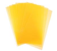 Ciieeo 10 Unidades Láminas para Fundación de Colmena de Cera de Abejas Natural Material de Apicultura Naranja , Ahorro Construcción de Panales
