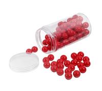 Ciieeo 100 Bolas Pequeñas Para Contar Para Que Los Aprendan A Contar Y Clasificar Por Colores De Color Rosa Para La Enseñanza De Matemáticas De Plástico Rojo