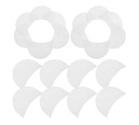 Ciieeo 100 Protectores para Maquillaje de Ojos Diseño Contorneado en Tela No Tejida para Aplicación Fácil y Protección del Párpado