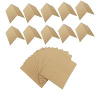 Ciieeo 100 Tarjetas de Felicitación en Blanco de Papel Kraft Vintage, Tarjetas DIY para Manualidades y Pintura, Tamaño Estándar para Invitaciones, Cumpleaños y Celebraciones, Pack de 100